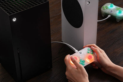 8BitDo Ultimate Mini Wired Controller with Game Pass Joystick for Xbox Series S/X, Xbox One, Windows 10/11 Gamepad Accessories