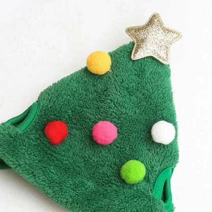 1Pcs Chapéu de Natal Engraçado para Cães, Babadores de Papai Noel para Animais de Estimação, Fantasia de Cosplay para Festa de Ano Novo, Boné de Filhote, Cachecol para Gatos Fofos, Acessórios de Roupa, Presente