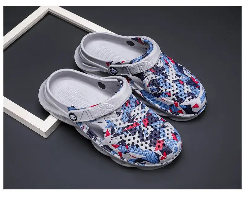 Flat Sandals Men Shoes EVA Slippers Garden Platform Sandals Man Summer Sandals New Male Sneakers Outdoor Home Clogs