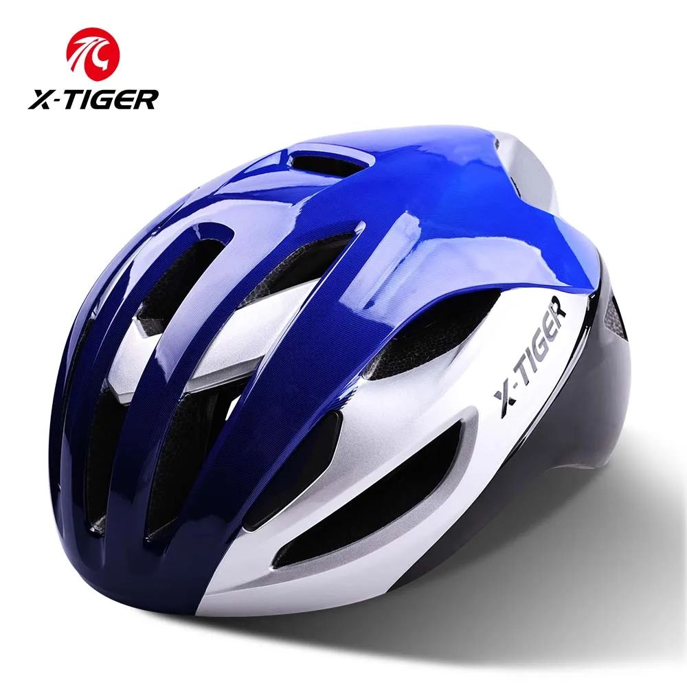 X-TIGER Bicycle Helmet Man Women Breathable Ultra-light One-piece Molding Helmets Shockproof Adjustable MTB Road Cycling Helmets