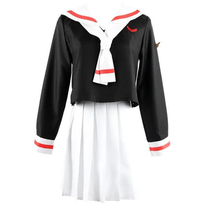 2026 Anime Cardcaptor Sakura Card Captor Kinomoto Sakura Li Syaoran Cosplay Costume School Uniform Man Woman Campus Sailor Suit
