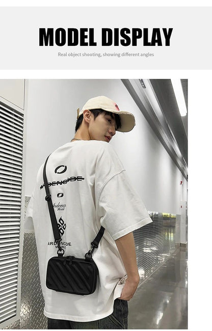 2025 New Men's Bag Fashion Trend Shoulder Bag High Quality Design Crossbody Bag PU Light Luxury Handbags ????? HOT SALE