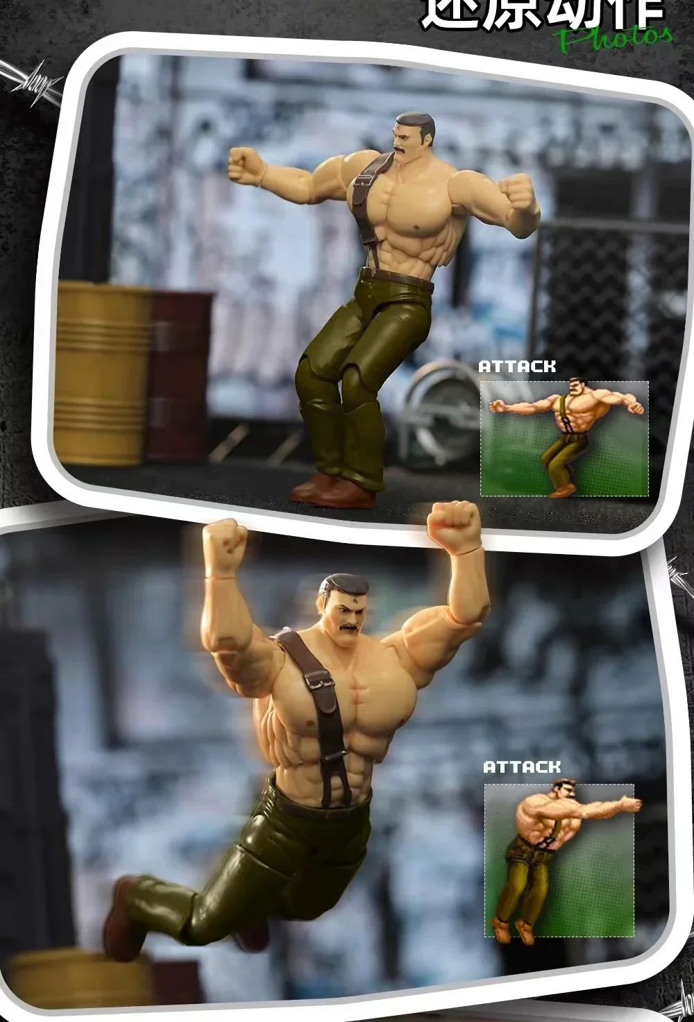 Em Estoque 52TOYS Action Figure CAPCOM Final Fight, 1PC Decoração de Mesa Colecionável, Presente Criativo para Aniversário, 3.75polegadas/10cm