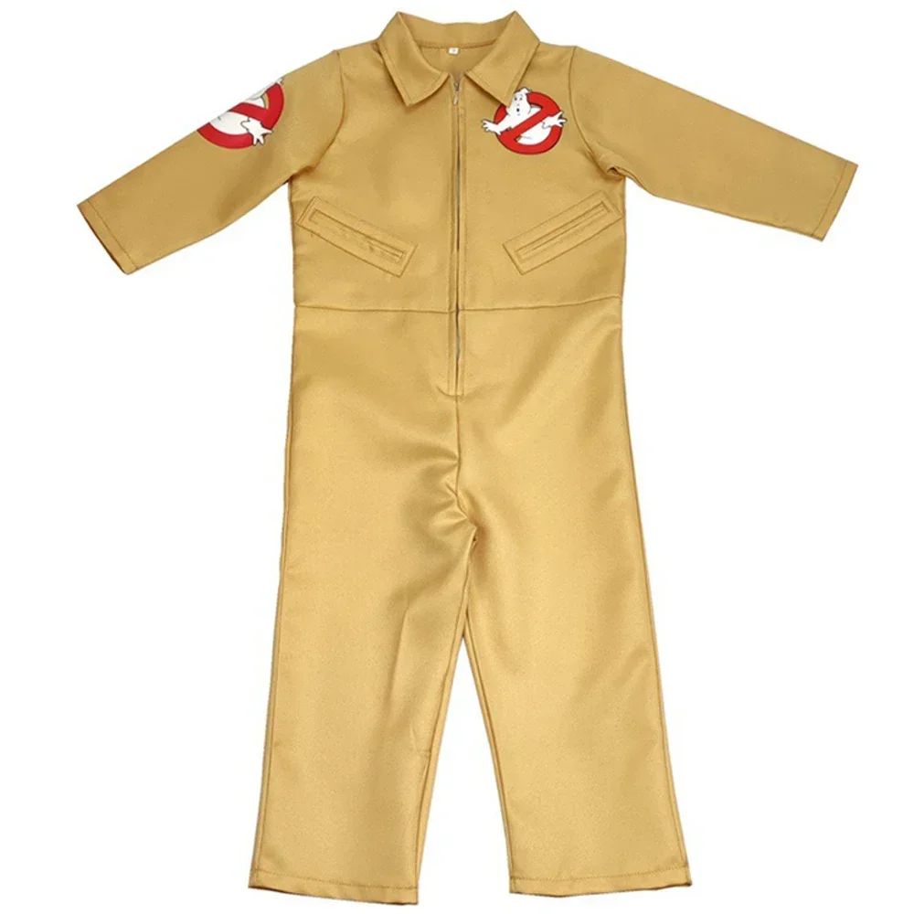 Ghostbusters Movie Kids Adults Cosplay CostumesHalloween Carnival Theme Party Clothes with Proton Pack Fans Collection