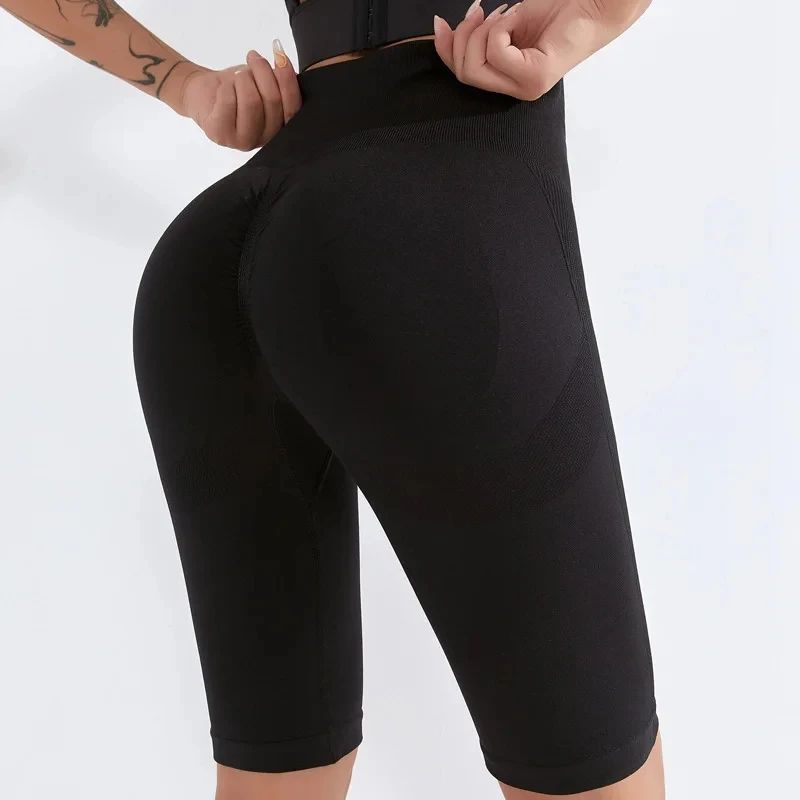 Sports Shorts Yoga Short Women Seamless Fitness Pants High Waist Gym Scanties Sportswear Female Workout Running Breechcloth New