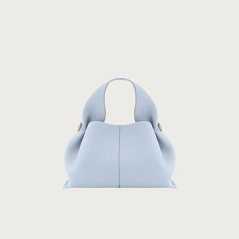 New commuting women's single shoulder cloud bag, niche retro high-end leather single shoulder crossbody bag2025