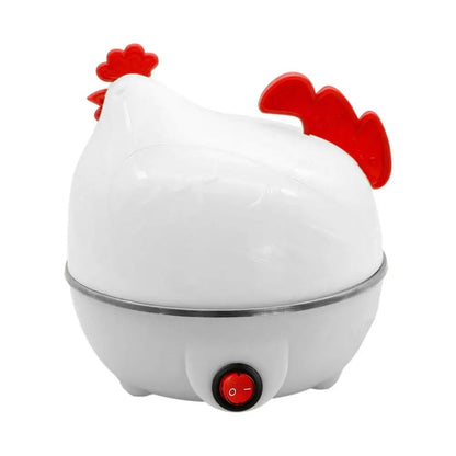 Home Kitchen Cooking Tool 7-Egg Capacity Egg Cooker Chicken Shaped Egg Boiler Eggs Steamer Appliance Utensil Drew barrymore Boba