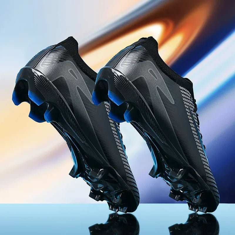New Men Football Boots Cleats Grass Adult Soccer Shoes Ankle Sport Training Outdoor Ultralight Non-Slip Futsal Comfortable