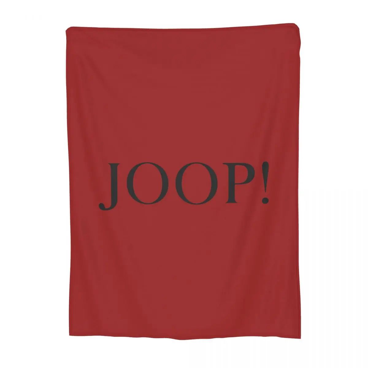 Fashion Joop Logo Soft Warm Flannel Throw Blanket for Bed Living Room Picnic Travel Home Couch  Cozy Bedding