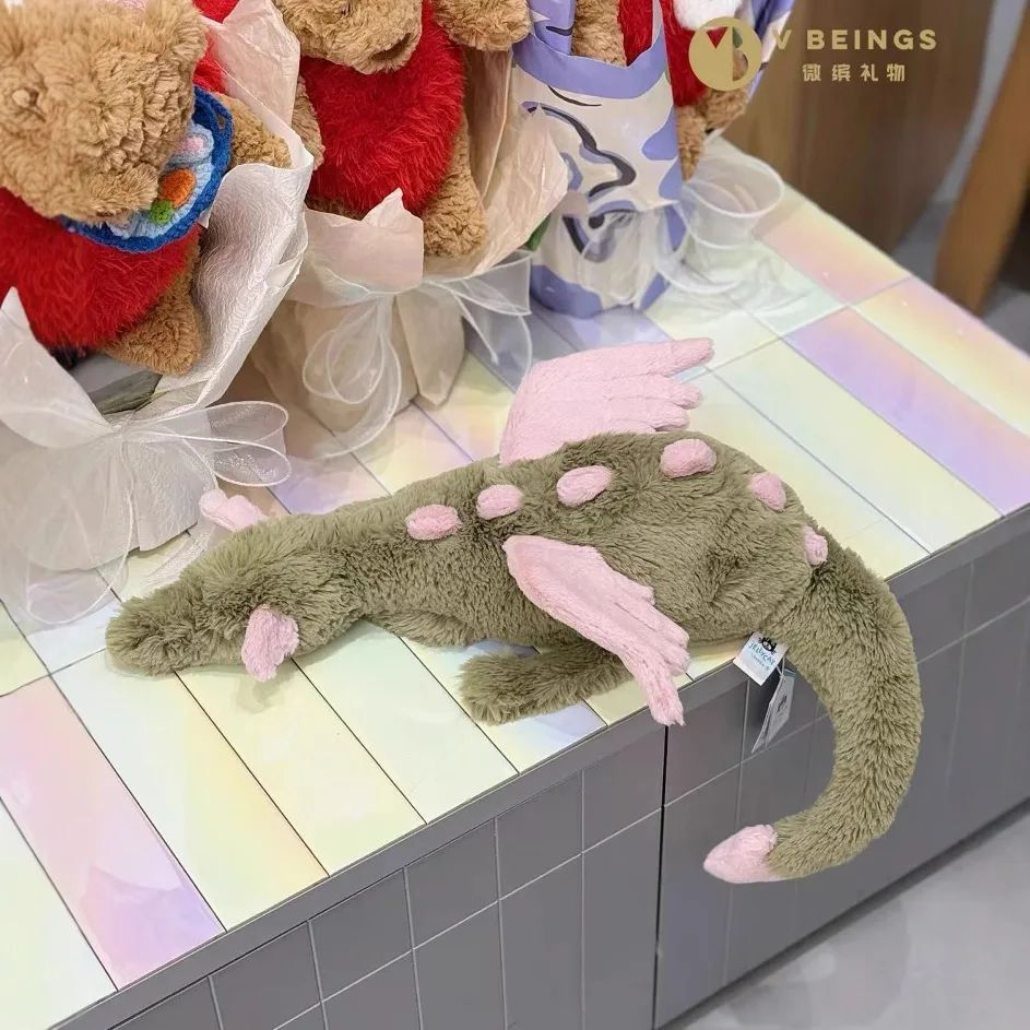 45cm Jelly Gift Matcha Cherry Dragon Boneca Gato E Cachorro Brinquedo