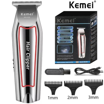 Kemei Hair Clipper for Men Cordless Beard Trimmer Hair Trimmers Set Shaver Hair Cutting Machine Clippers for Barber KM-032