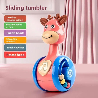 Brinquedos Roly-Poly para Bebês de 6 a 12 Meses, Brinquedos Gangorra para Meninos e Meninas - Perfeito para Aprender a Engatinhar e Educação Infantil