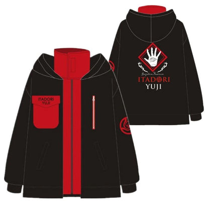 Anime Jujutsu Gojo Satoru Itadori Yuji Cosplay Kostuum Volwassen Unisex Pullover Jas Casual Capuchon Broek