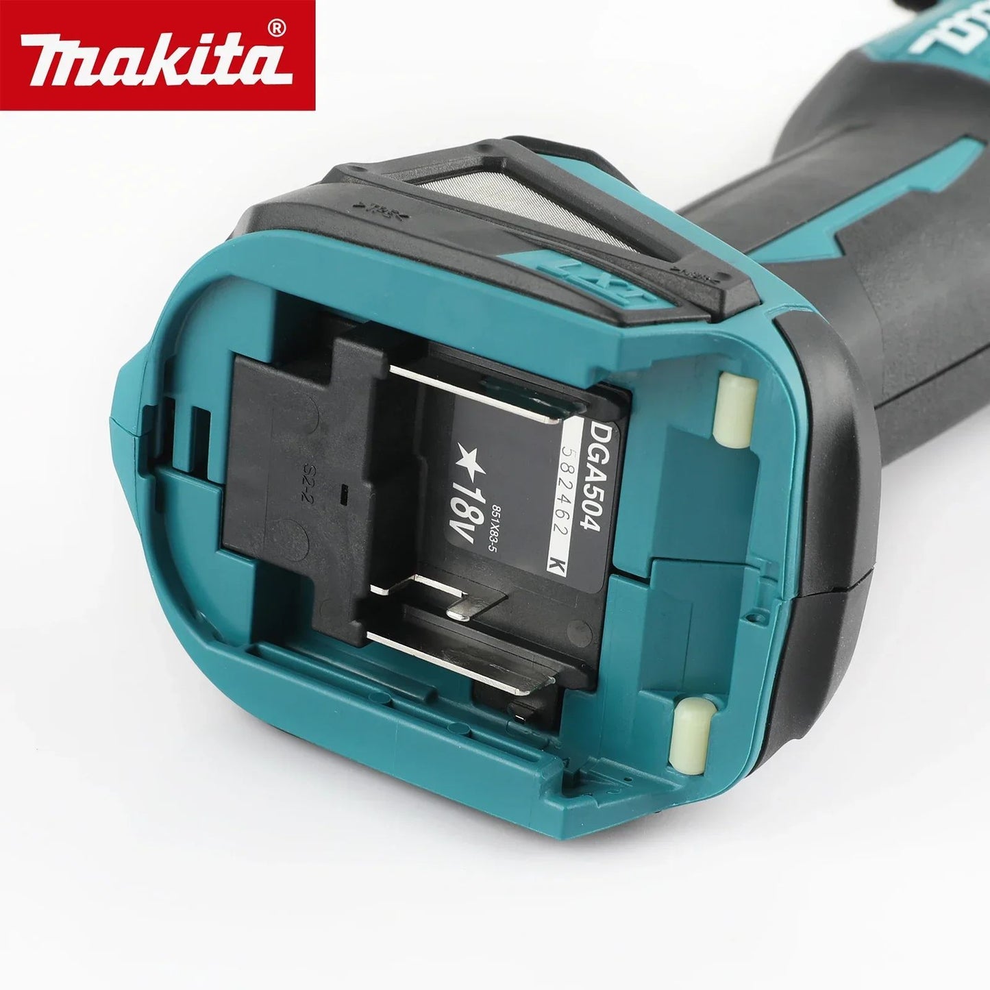Esmerilhadeira angular multiuso Makita DGA504 18V 6.0Ah 125mm a bateria de lítio brushless (ferramenta avulsa)