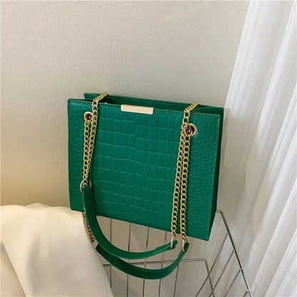 2025 Fashion Luxury Female Crossbody Bags for Women Designer Shoulder Bag Chain Solid Color Messenger Bag Handbags