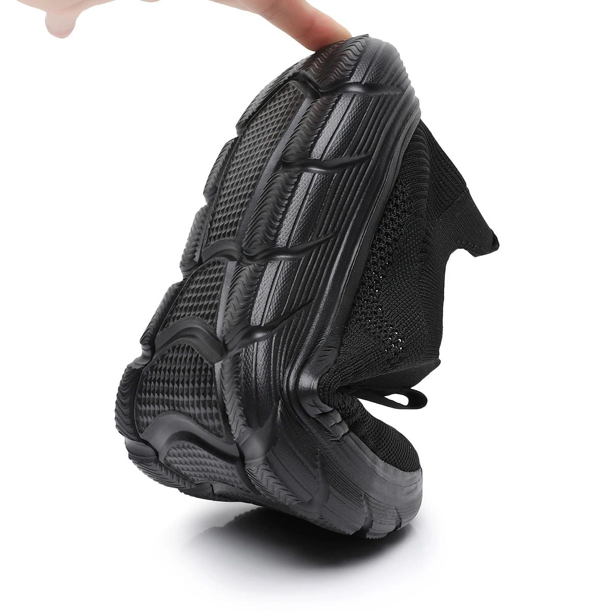 Sapatilhas masculinas leves e respiráveis para corrida e uso casual, com design slip-on, estilo tênis e conforto para treinos de academia.