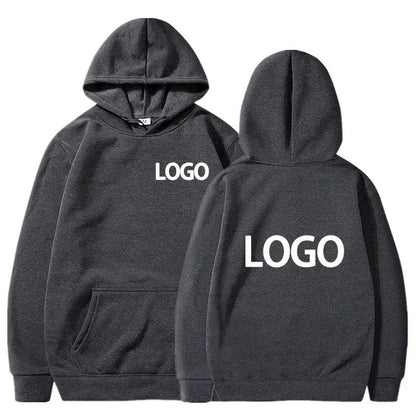 Customized Pullover Hoodie Unisex Poly-Cotton Blend Loose Casual Wear For Team Bulk Order Club Events