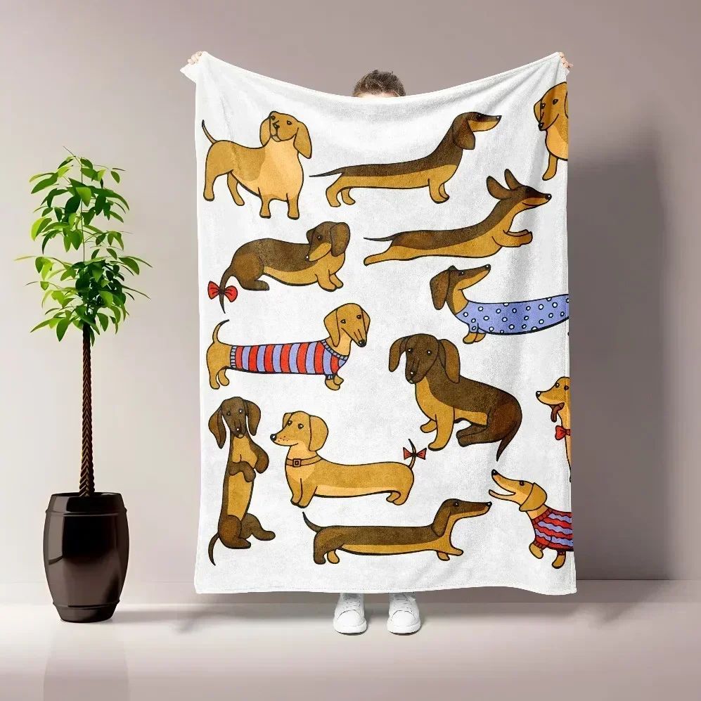 Cow pattern Blanket Flannel Blanke Bed Sofa Travel Camping Super Soft Cozy Plush Blanket Cheetah Print Blanket for All Seasons