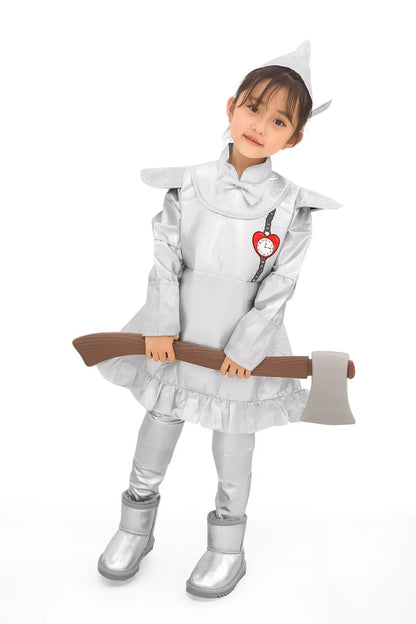 Halloween Cosplay Tin Man Costume Parent-children Clothing Adult Male Iron Man Costume Wizard of Oz Performance Stage Costumes