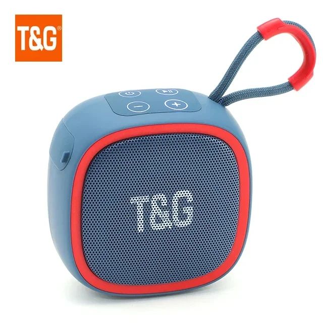 Caixa de som Bluetooth T&G TG659 Mini Sem Fio Potente à Prova D'água TWS Bluetooth 5.3 com Alto-falante HIFI e Suporte para Cartão TF e Rádio