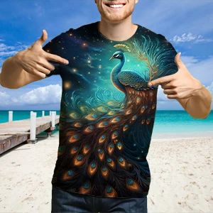 Men's 2022 Skull 3D Printing T-Shirt Men's Casual Sports T-Shirt Short Sleeve Summer New Quick Dry Tough Guy Army Green Top 6XL