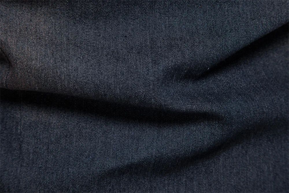 2025 Brand Elastic Cotton Denim Shirt Men Long Sleeve Quality Cowboy Shirts for Men Casual Slim Fit Mens Designer Clothing