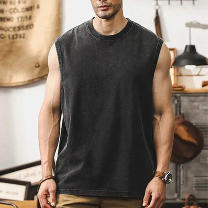 Luffy printed anime fitness vest summer new men s vest Y2k women s washed casual sleeveless shirt streetwear Harajuku