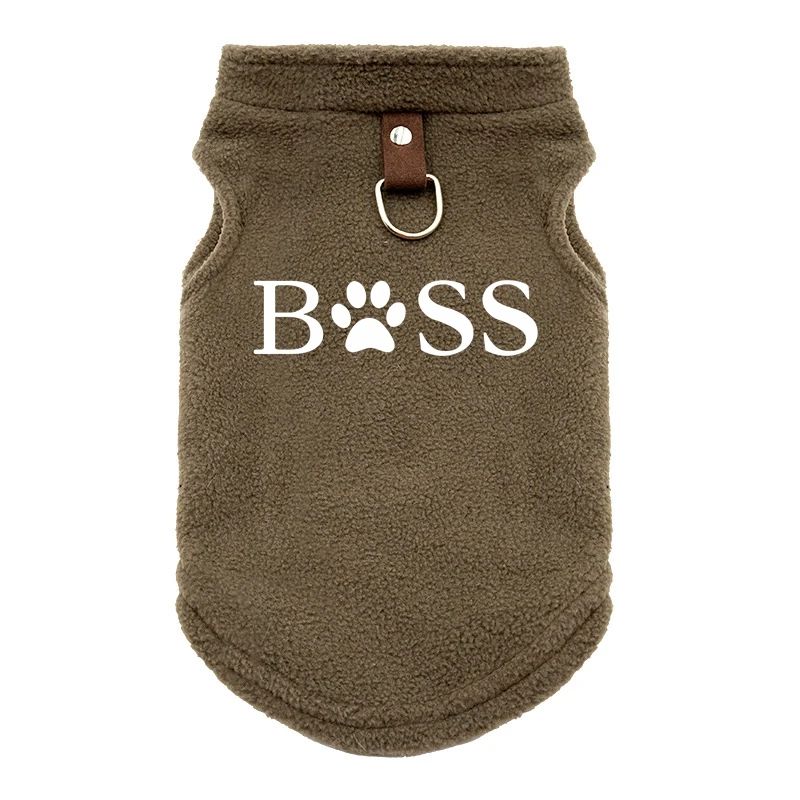 Roupas para cães BSS, casaco de outono inverno, colete quente de lã para cães pequenos Chihuahua Bulldog, jaquetas, fantasias e suprimentos