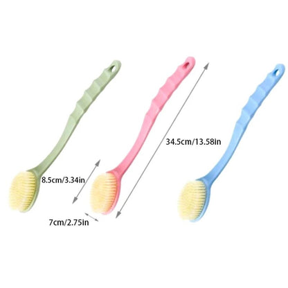 Esponja Esfoliante Corporal Esfoliante de Banho com Cabo Longo Escova de Banho Esfoliante Massageador de Pele Escova de Limpeza Acessórios de Banheiro