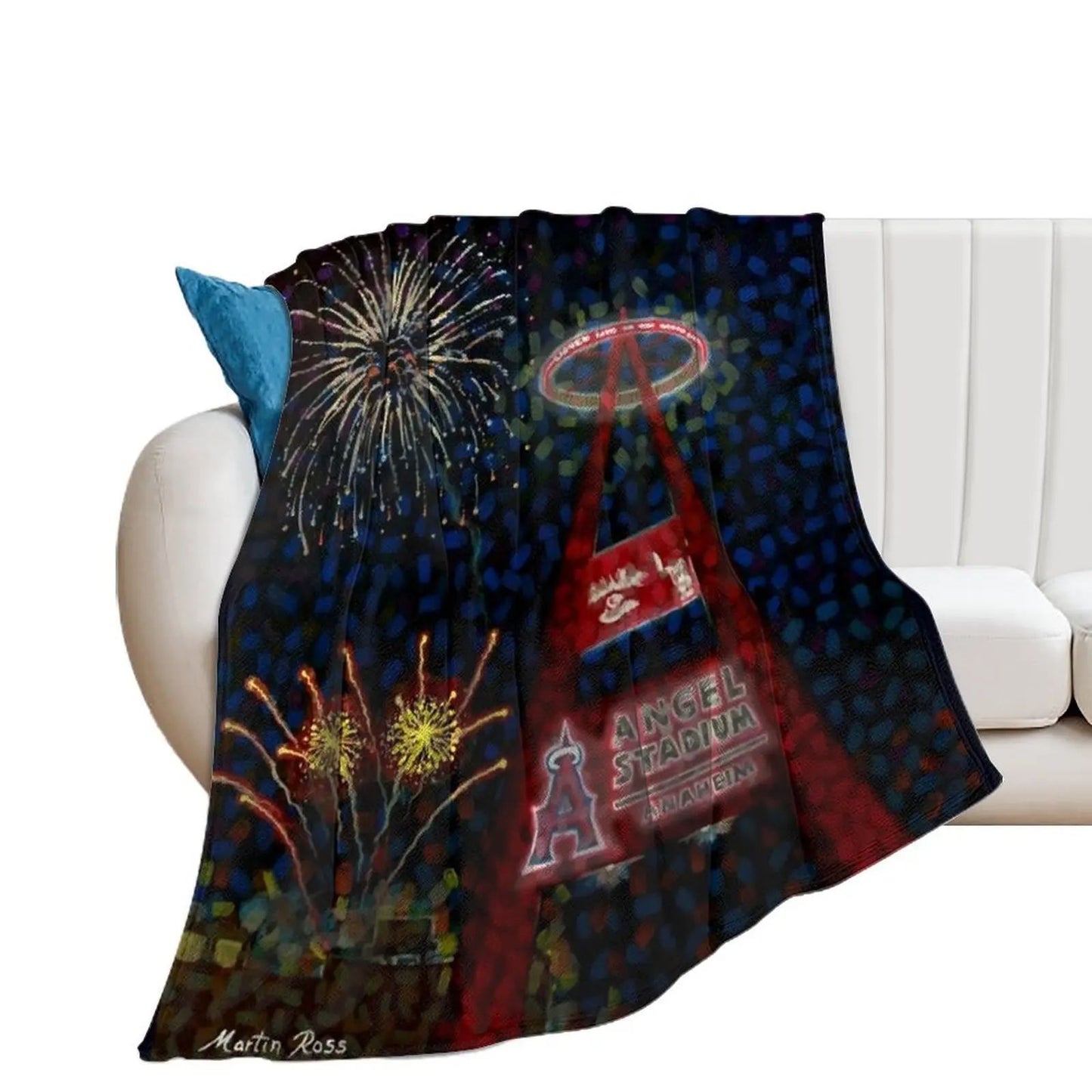 Angels Home Run Cobertor Decorativo de Sofá de Natal Presentes Manta Acolchoada Fofa