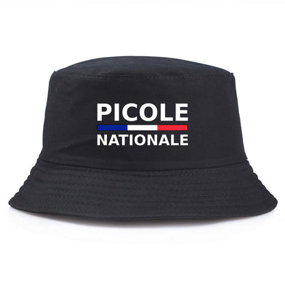 Summer Picole Nationale Bob Man Reversible Bucket Hat Women Cotton Fisherman Cap Unisex Outdoor Sport Sun Activities Panama