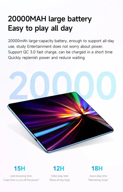 Original Tablet iPad Air Pro 12 Inch 24GB RAM 2TB ROM tablet Android 15 Core Pad Tablet PC Phone Dual Wifi tablette android ??PC
