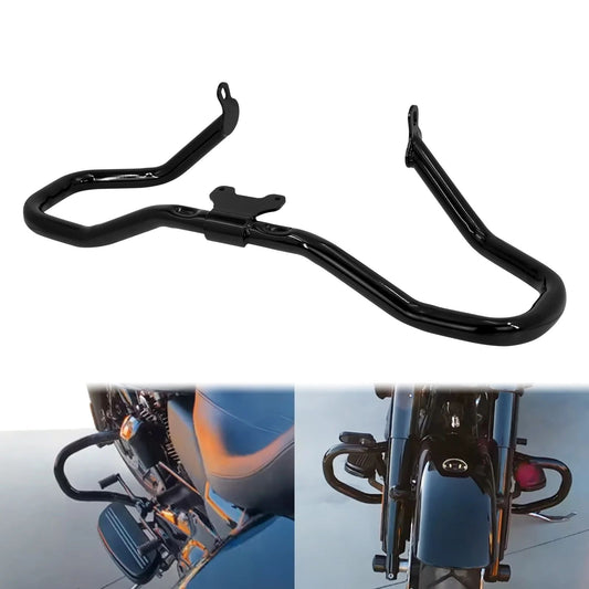 Motorcycle Black Chopped Engine Guard Highway Crash Bar For Harley Touring Street Glide Special Road King FLHRXS 2014-2025