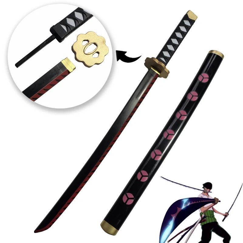 One Piece Cosplay Roronoa Zoro Katana Sword PU Trafalgar Sword Law Role Playing Yuki Samurai prop Party toy Sword 72cm