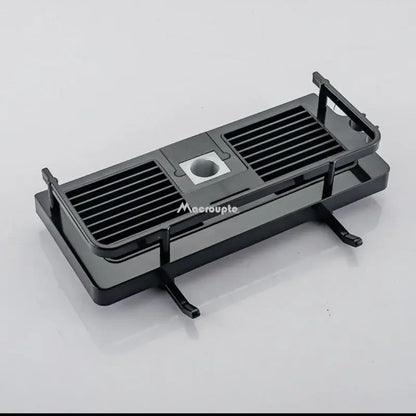 Organizador de armazenamento para chuveiro, sem perfuração, suporte para chuveiro de elevação, suporte para sabonete, shampoo, bandeja, prateleiras de poste