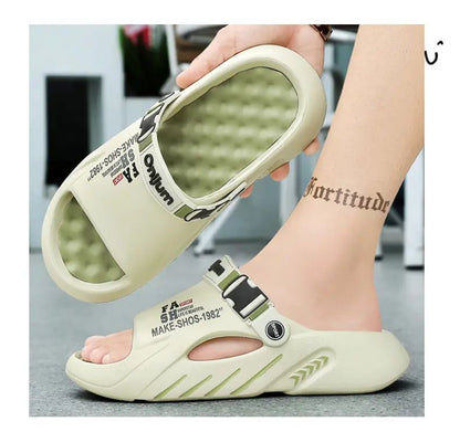 Flip Flops Male Massage Slippers Outdoor Sandals Beach Clogs Indoor Comfortable Soft Slides Men Casual Shoes Women Home Slippers