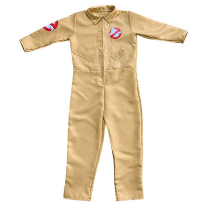 Ghostbusters Movie Kids Adults Cosplay CostumesHalloween Carnival Theme Party Clothes with Proton Pack Fans Collection
