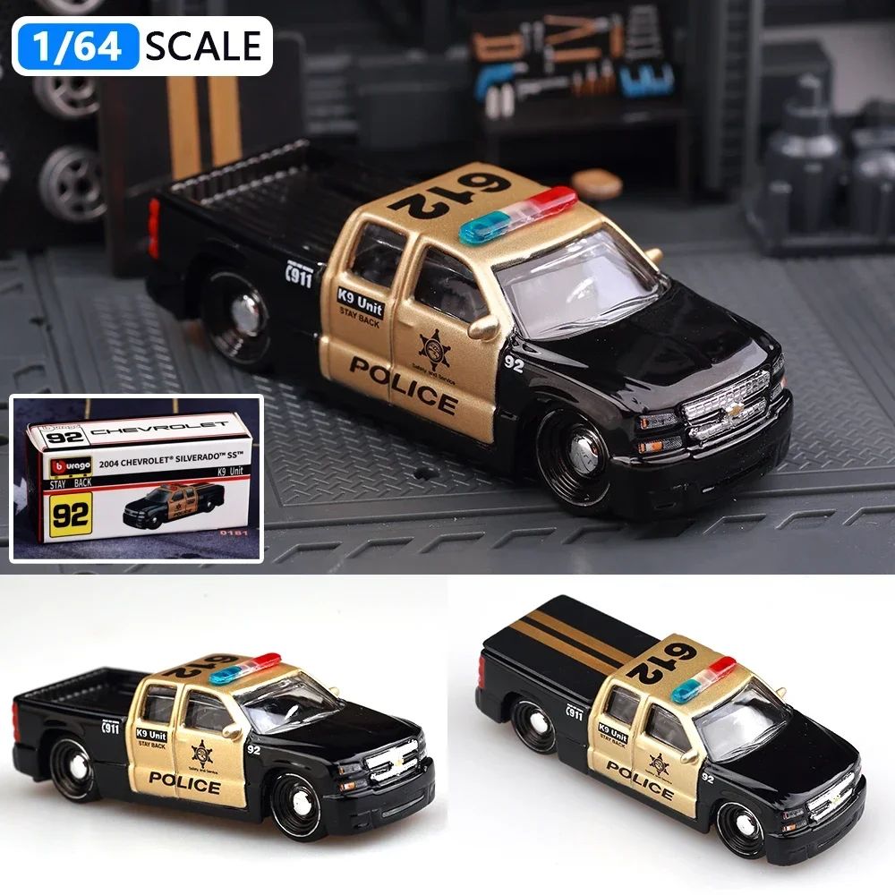 Bburago 1:64 Porsche 911 GT2 Lamborghini Ferrari SP3 812 1959 Cadillac Miniatura de Carro de Liga Fundida Brinquedo de Coleção Presentes