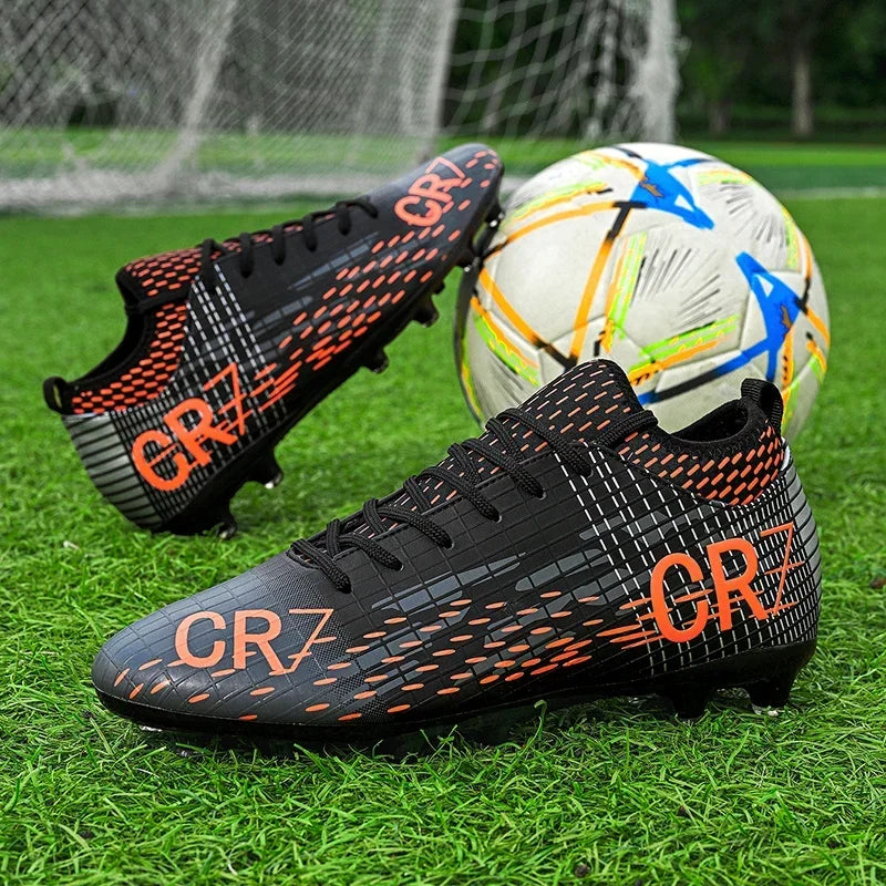New Men Soccer Shoes Unisex Drop Shipping Football Boots Breathable Sports Cleats Professional Outdoor Ultralight Non-slip