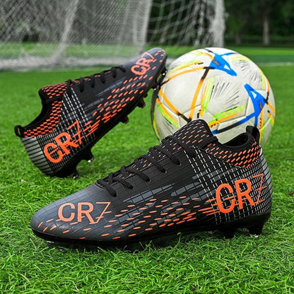 New Men Soccer Shoes Unisex Drop Shipping Football Boots Breathable Sports Cleats Professional Outdoor Ultralight Non-slip