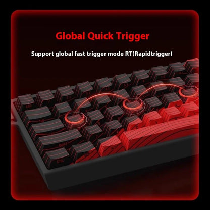Teclado Mecânico Madlions Mad 60He com Switch Magnético MAD68 Teclado com Fio Mad60he Personalizado MAD68he Presentes para Gamers de Esports