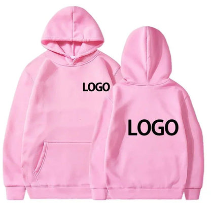 Customized Pullover Hoodie Unisex Poly-Cotton Blend Loose Casual Wear For Team Bulk Order Club Events