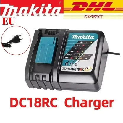 Bateria recarregável Makita 18V 6.0AH 9.0AH 100% original, bateria para ferramenta elétrica Makita BL1840 BL1830B BL1830B, carregador 18V