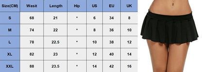 Women Summer Solid Color Mini Pleated Skirt High Waist School Skirts Sexy Skirts for Party Nightclub