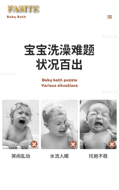 Baby bath baby lying bath folding large bath bucket home children shampoo supplies.