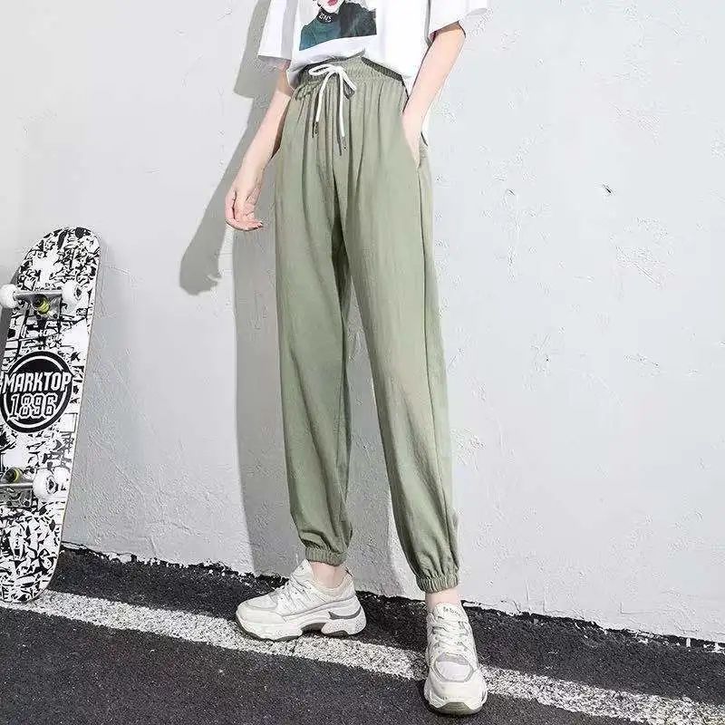 New Women's Pants Winter Casual Gym Sweatpants Warm Fleece Trousers Female Workout Lamb Wool Thick Sports Pants for Women