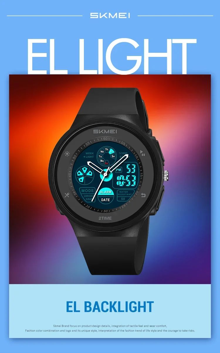 SKMEI 2346 Wristwatches Clock Horloges Mannen Fashion Digital Electronic Watch Casual Sports Watches For Men Women Waterproof