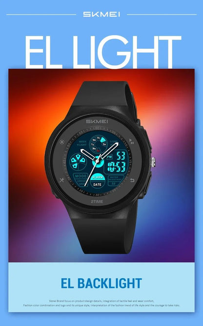 SKMEI 2346 Wristwatches Clock Horloges Mannen Fashion Digital Electronic Watch Casual Sports Watches For Men Women Waterproof