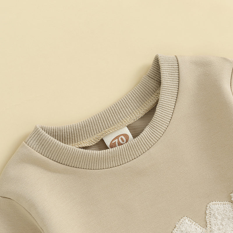 Baby Girl Clothes Newborn Infant Fall Winter Outfits Love Print Long Sleeve Sweatshirts Tops Pants Set 0-24M