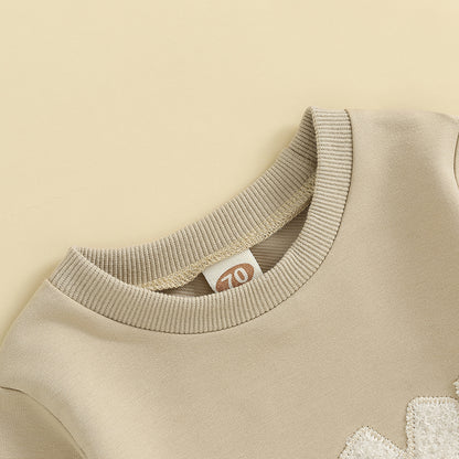 Baby Girl Clothes Newborn Infant Fall Winter Outfits Love Print Long Sleeve Sweatshirts Tops Pants Set 0-24M